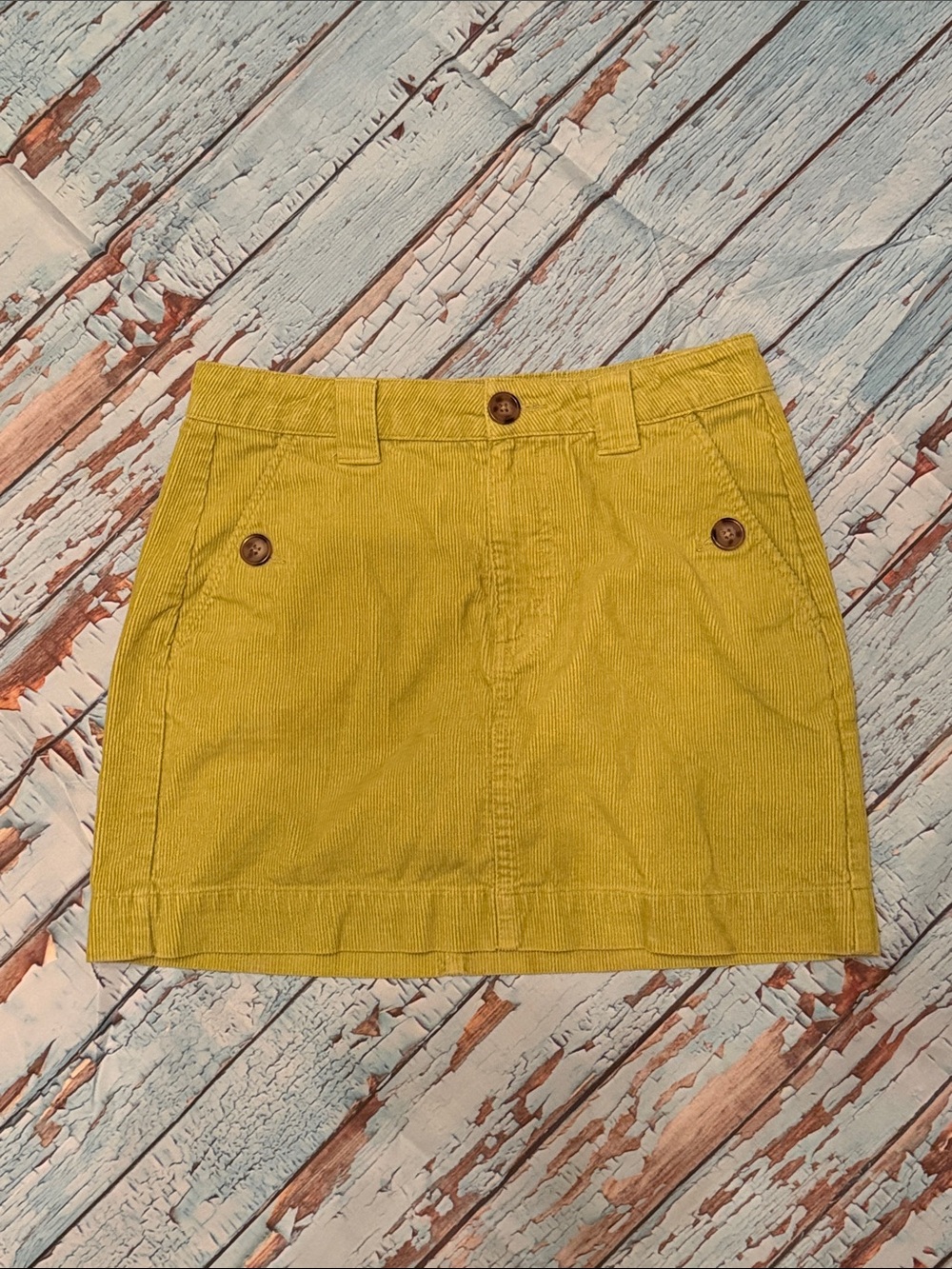 🤢🤢🤢3 for 12$🤢🤢🤢Womens Wild Fable Lime Green Corduroy Mini Skirt-2